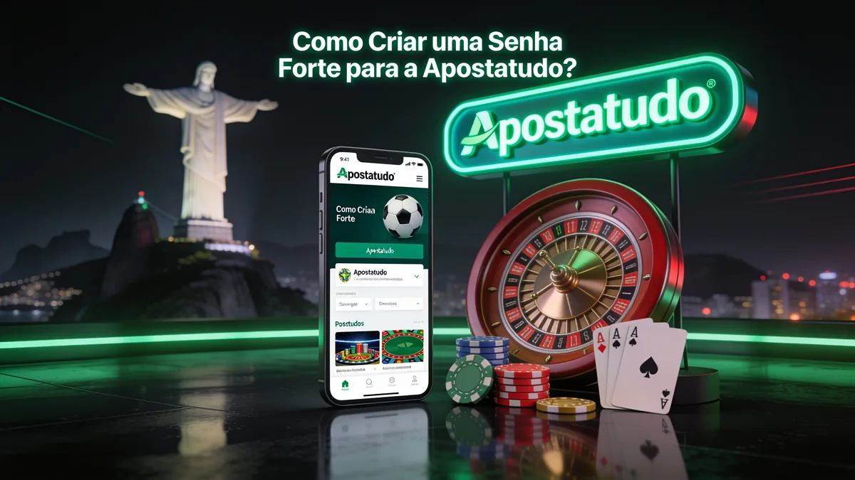 Como Criar uma Senha Forte para a Apostatudo? for players in Brazil